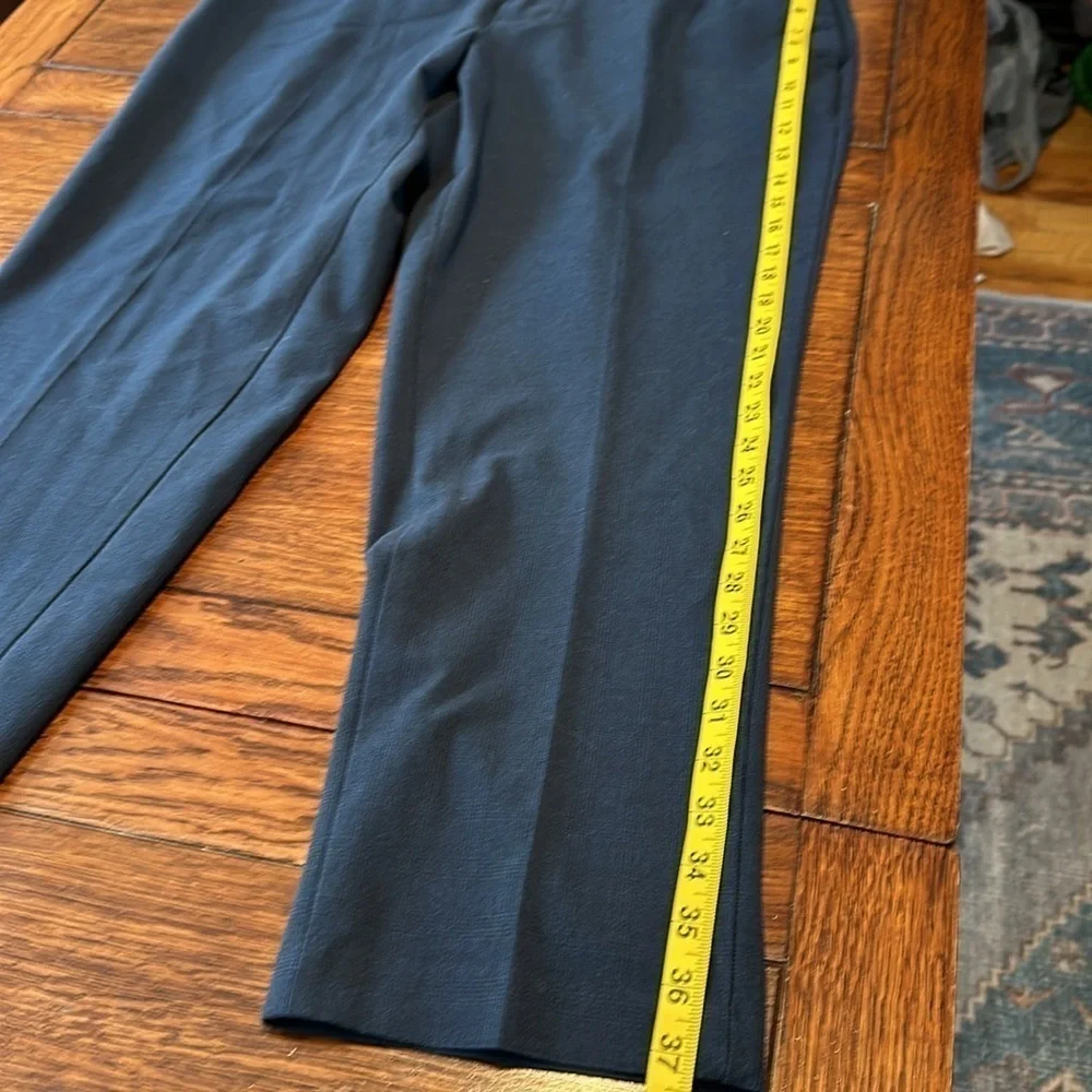 Banana Republic  blue check Mason athletic tapered pant size 36×30